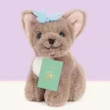 studio pets плюшено куче френски булдог в куфарче, биби, 8 см 15