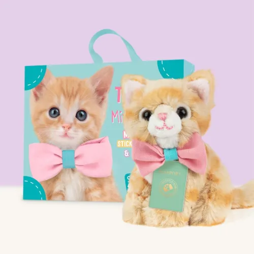Studio Pets Плюшено коте в куфарче, Томи, 8 см studio pets плюшено коте в куфарче, томи, 8 см 14
