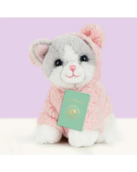 studio pets плюшено коте в куфарче, томи, 8 см 44