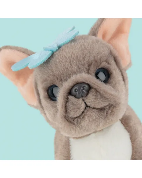studio pets плюшено куче дакел с цвете, дейси, 16 см 60