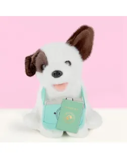 Studio Pets Плюшено куче Муци с фотоапарат, 16 см