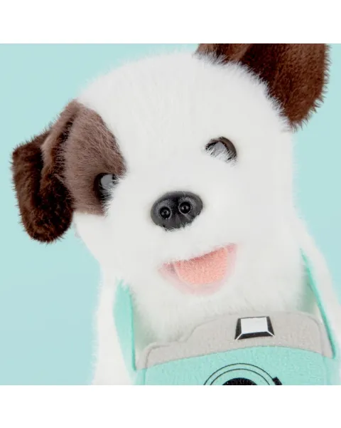 studio pets плюшено куче дакел с цвете, дейси, 16 см 30