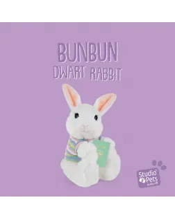 Studio Pets Плюшено зайче с блузка, БунБун,16 см