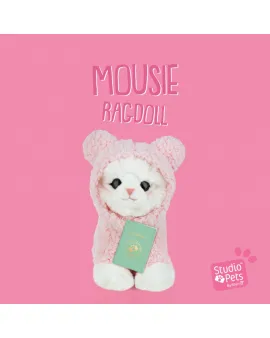 Studio Pets Плюшено коте с мека блузка, Мауси, 16 см
