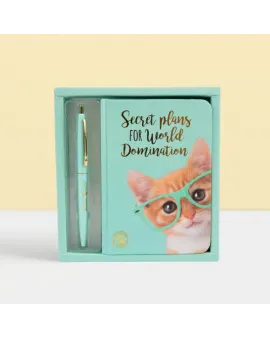 Studio Pets Комплект тефтерче с химикалка в кутия, Котето Рейбен