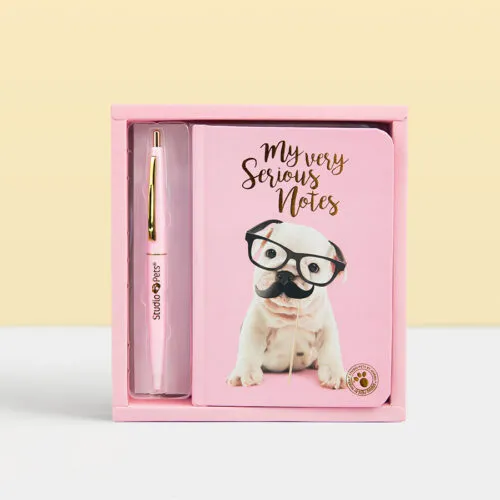Studio Pets Комплект тефтерче с химикалка в кутия, Кученце Булдог studio pets комплект тефтерче с химикалка в кутия, кученце булдог 14
