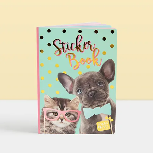 studio pets а5 книжка със стикери за декорация, биби и пейдж 14