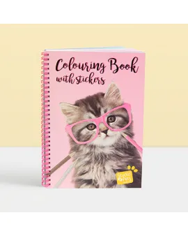 Studio Pets Книжка за оцветяване със стикери, Котето Пейдж