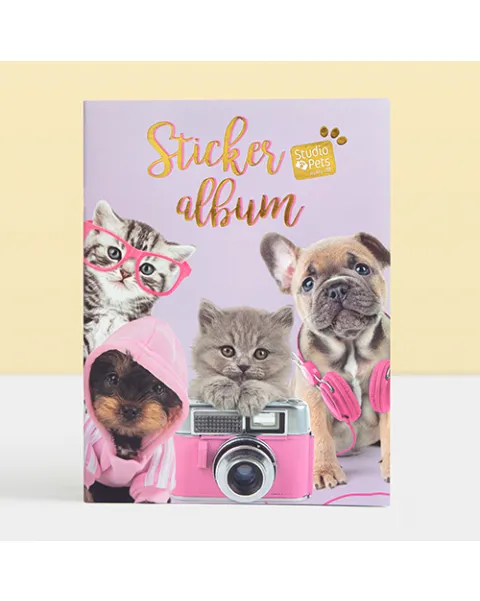 studio pets а5 книжка със стикери за декорация, биби и пейдж 35