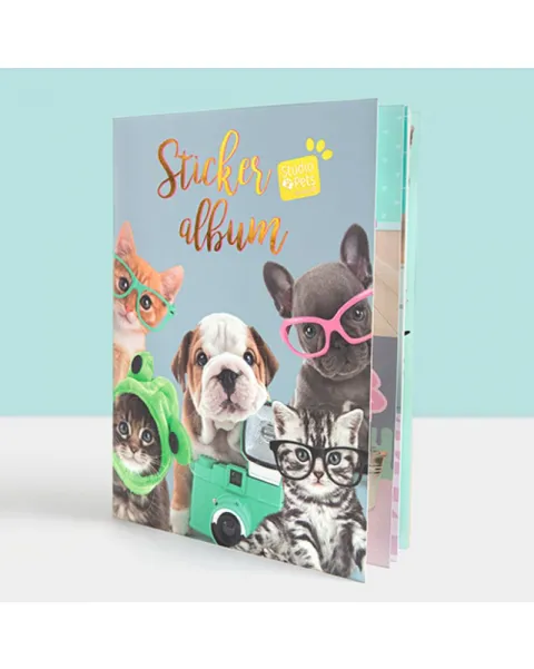 studio pets а5 книжка със стикери за декорация, биби и пейдж 42