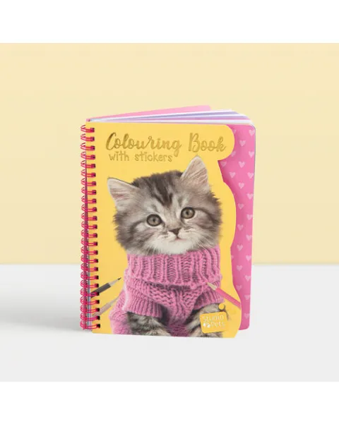 studio pets книжка за оцветяване със стикери, кученце 49