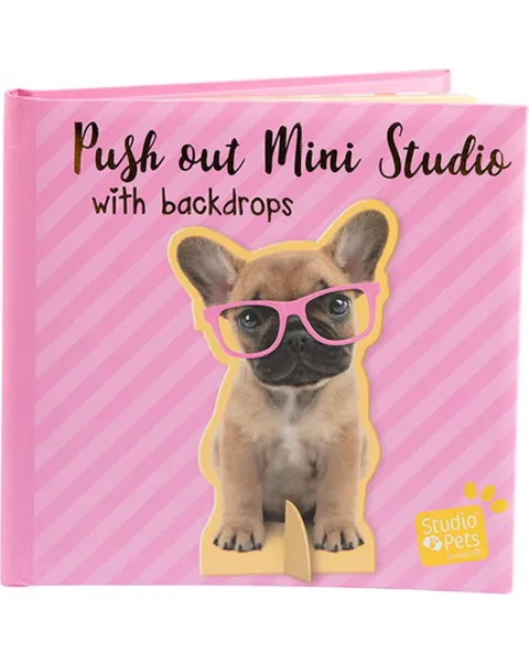 studio pets книжка за оцветяване със стикери, кученце 56