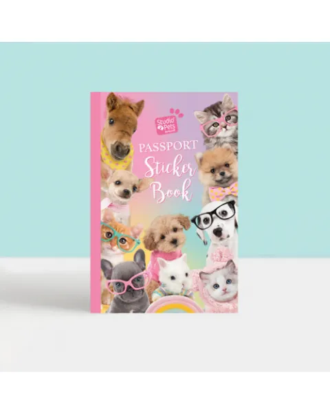 studio pets а5 книжка със стикери за декорация, биби и пейдж 53