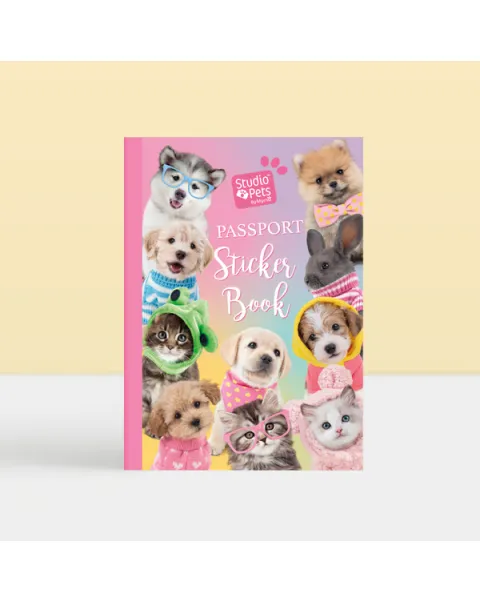 studio pets а5 книжка със стикери за декорация, биби и пейдж 47